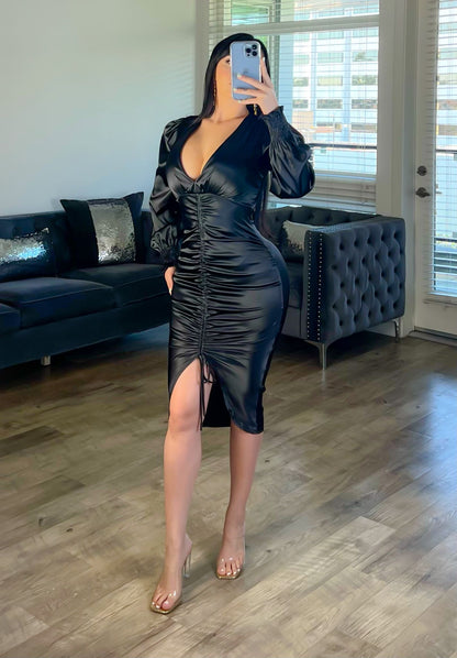 DASHA SATIN DRESS